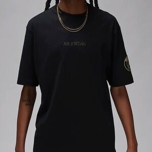 Nike Jordan Paris Saint-Germain Men's Wordmark Heritage 85 T-Shirt - Size Large